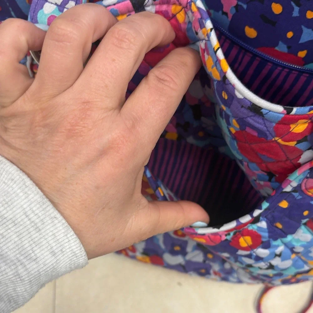 Vera Bradley Colorful Patchwork Tote & wallet - Picture 10 of 12